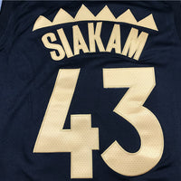 Men's Toronto Raptors Pascal Siakam Black 2020/21 Fast Break Player Jersey1