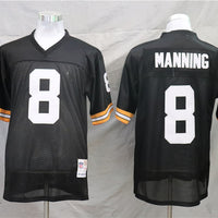 Men's New Orleans Saints Archie Manning Mitchell & Ness Black Legacy Replica Jersey1