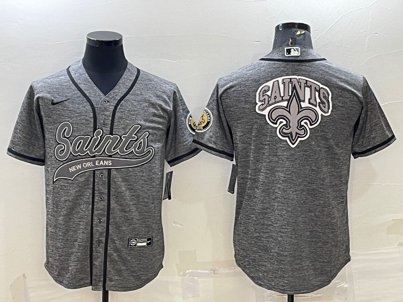 Men's New Orleans Saints Gray Game Jersey1