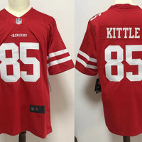 Men's San Francisco 49ers George Kittle Scarlet Vapor Limited Red Jersey1