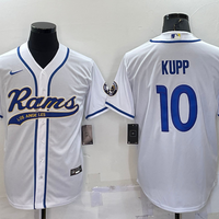 Men's Los Angeles Rams Cooper Kupp #10 White Game Jersey1 Joint Edition