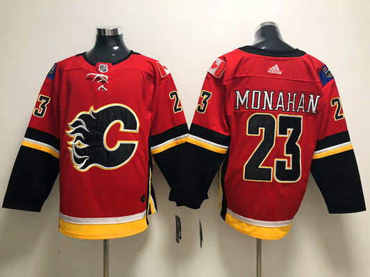 Men's Calgary Flames Sean Monahan #23 Red Breakaway Player Jersey1