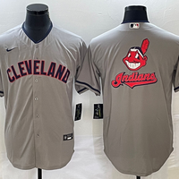 Men's Cleveland Guardians Gray Road Authentic Team Jersey1
