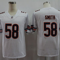 Men's Chicago Bears Roquan Smith #58 White Player Game Jersey1