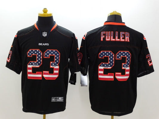 Men's Chicago Bears Kyle Fuller #23 Black Game Jersey1