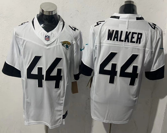 Men's Jacksonville Jaguars Travon Walker #44 White Game Jersey