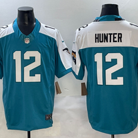 Men's Jacksonville Jaguars Travis Hunter #12 Teal Player Game Jersey