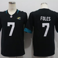 Men's Jacksonville Jaguars Nick Foles #7 Black Game Jersey1