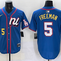 Men's National League Freddie Freeman #5 Blue 2025 All-Star Edition Limited Player Jersey