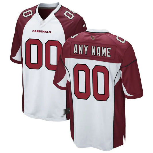 Custom1 Arizona Cardinals White Game Jersey1 Stitched Football Jerseys