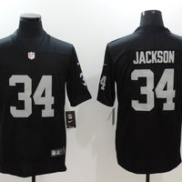 Bo Jackson Las Vegas Raiders Black Game Jersey