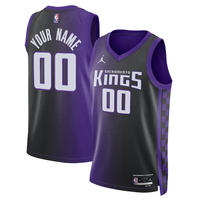 Men's Sacramento Kings Purple Swingman Custom Jersey1 - Statement Edition