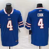 Men's Buffalo Bills James Cook #4 Royal Game Player Jersey1