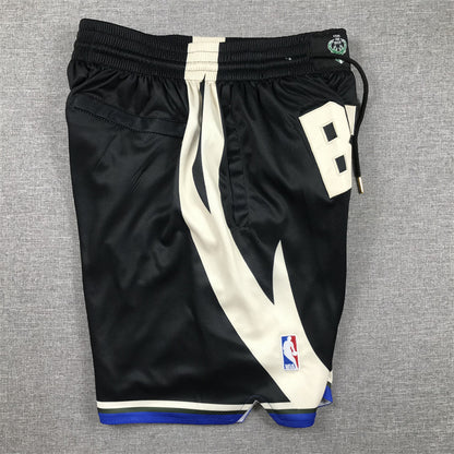 Men's Milwaukee Bucks Black Statement Edition Pocket Shorts1