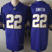 Men's Minnesota Vikings Harrison Smith #22 Purple Classic Player Game Jersey