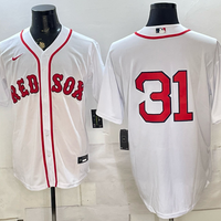 Men's Boston Red Sox Adley Rutschman #31 White Replica Player Jersey