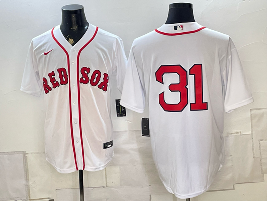 Men's Boston Red Sox Adley Rutschman #31 White Replica Player Jersey