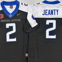 Men's Boise State Broncos Ashton Jeanty #2 Black Player Jersey