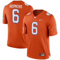 Men's Clemson Tigers DeAndre Hopkins #6 Orange Game Jersey