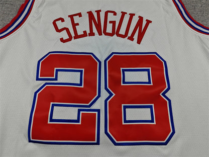 Men's Houston Rockets Alperen Sengun #28 White 2025/26 Swingman Jersey - City Edition