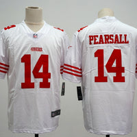 Men's San Francisco 49ers Ricky Pearsall #14 White Game Jersey