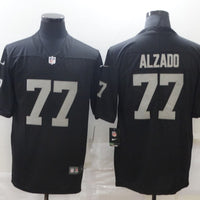 Men's Las Vegas Raiders Lyle Alzado #77 Black Game Jersey1