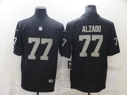Men's Las Vegas Raiders Lyle Alzado #77 Black Game Jersey1