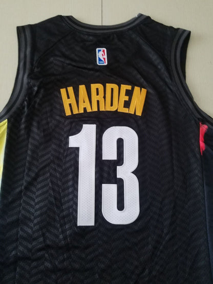 Men's Brooklyn Nets James Harden Black 2020/21 Fashion Jersey1 - City Edition