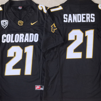 Men's Colorado Buffaloes Shilo Sanders #21 Black Player Jersey