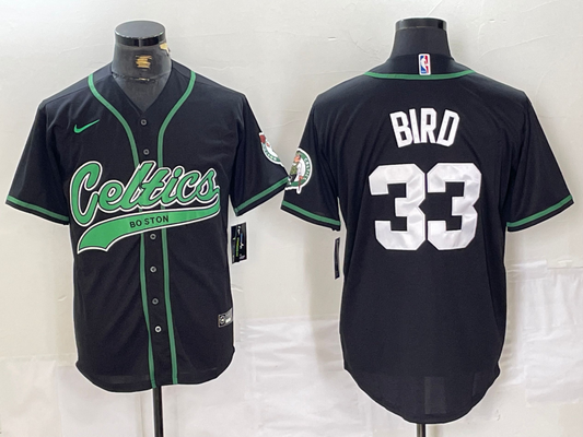 Larry Bird #33 Boston Celtics Black Limited Player Jersey