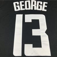 Men's LA Clippers Paul George #13 NBA Black Classics Jersey1