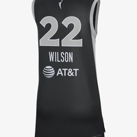 Men's Las Vegas Aces A¡¯Ja Wilson #22 Black Player Jersey