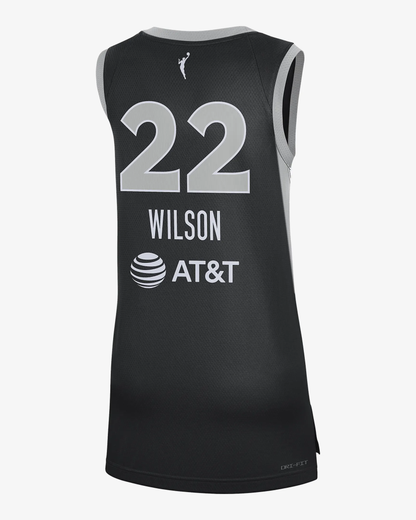 Men's Las Vegas Aces A¡¯Ja Wilson #22 Black Player Jersey