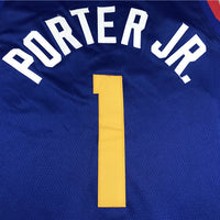Men's Denver Nuggets Michael Porter Jr. Blue 2023 Fast Break Replica Jersey1
