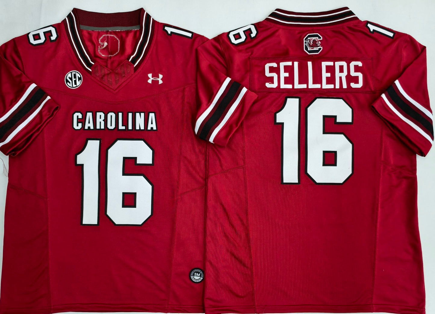 Men's South Carolina Gamecock LaNorris Sellers #16 Red Player Game Jersey