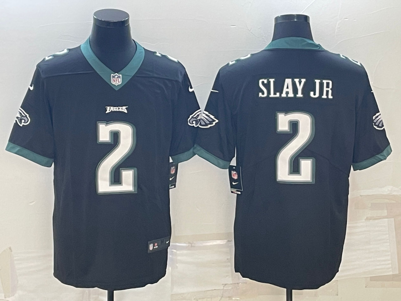 Men's Philadelphia Eagles Darius Slay Jr. #2 Black Game Jersey1