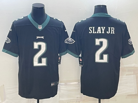 Men's Philadelphia Eagles Darius Slay Jr. #2 Black Game Jersey1