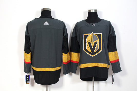 Men's Vegas Golden Knights Gray Alternate Authentic Blank Jersey1