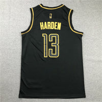 Men's Houston Rockets James Harden #13 NBA Black Replica Player Jersey1
