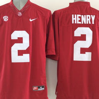 Men's Alabama Crimson Tide Derrick Henry #2 Crimson Player Game Jersey