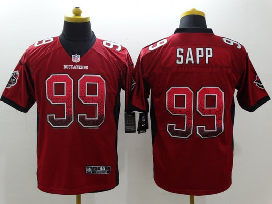 Men's Tampa Bay Buccaneers Warren Sapp #99 Red Game Jersey1