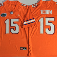 Men's Florida Gators Tim Tebow #15 Orange Player Game Jersey