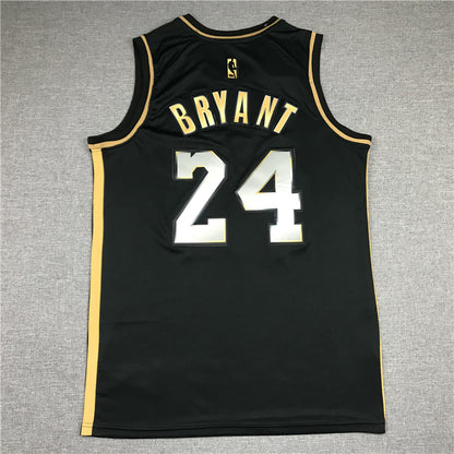 Men's Los Angeles Lakers Kobe Bryant #24 NBA Black Player Jersey1