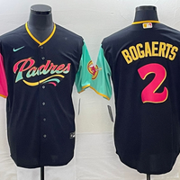 Men's San Diego Padres Xander Bogaerts #2 Black City Connect Replica Player Jersey1