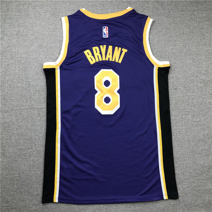 Men's Los Angeles Lakers Kobe Bryant #8 Purple Swingman Player Jersey1