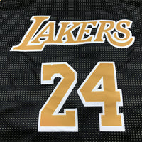 Men's Los Angeles Lakers Kobe Bryant #24 Black Select Series Swingman Jersey1