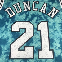 Men's San Antonio Spurs Tim Duncan #21 Blue Galaxy Swingman Jersey1