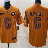 Men's Tampa Bay Buccaneers Baker Mayfield #6 Brown 2023 Salute To Service Retired Player Limited Jersey