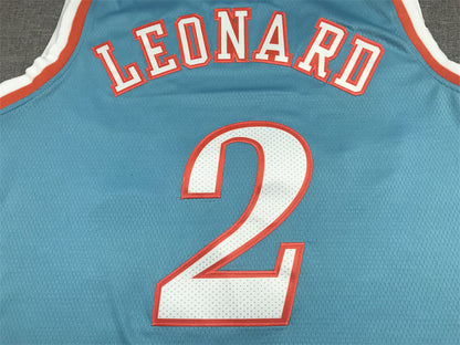 Men's LA Clippers Kawhi Leonard Blue 2021/22 Swingman Jersey1 - City Edition