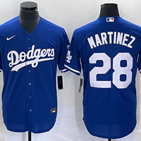 Men's Los Angeles Dodgers J.D. Martinez #28 Royal Replica Player Jersey1